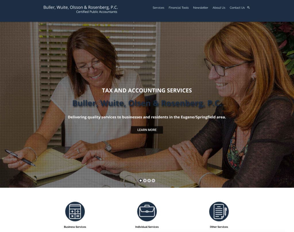 Buller, Wuite, Olsson, and Rosenberg P.C. Website