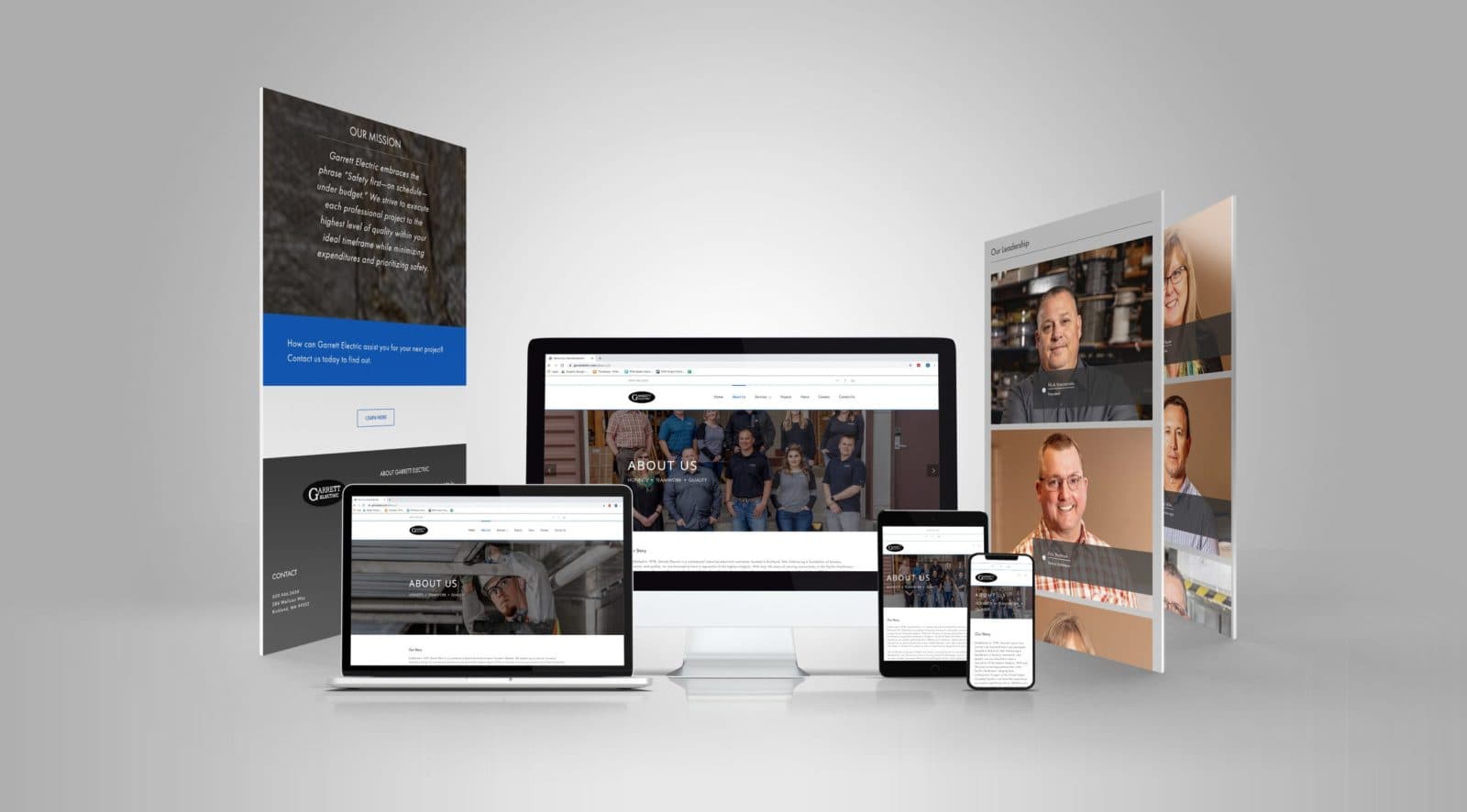 Garrett Electric Website Redesign