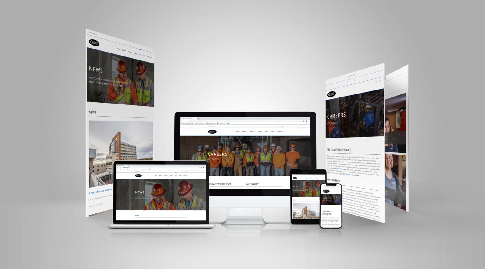 Garrett Electric Website Redesign