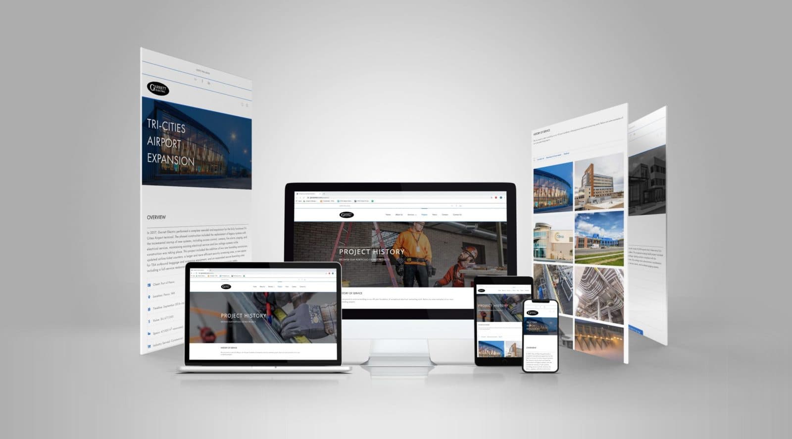 Garrett Electric Website Redesign