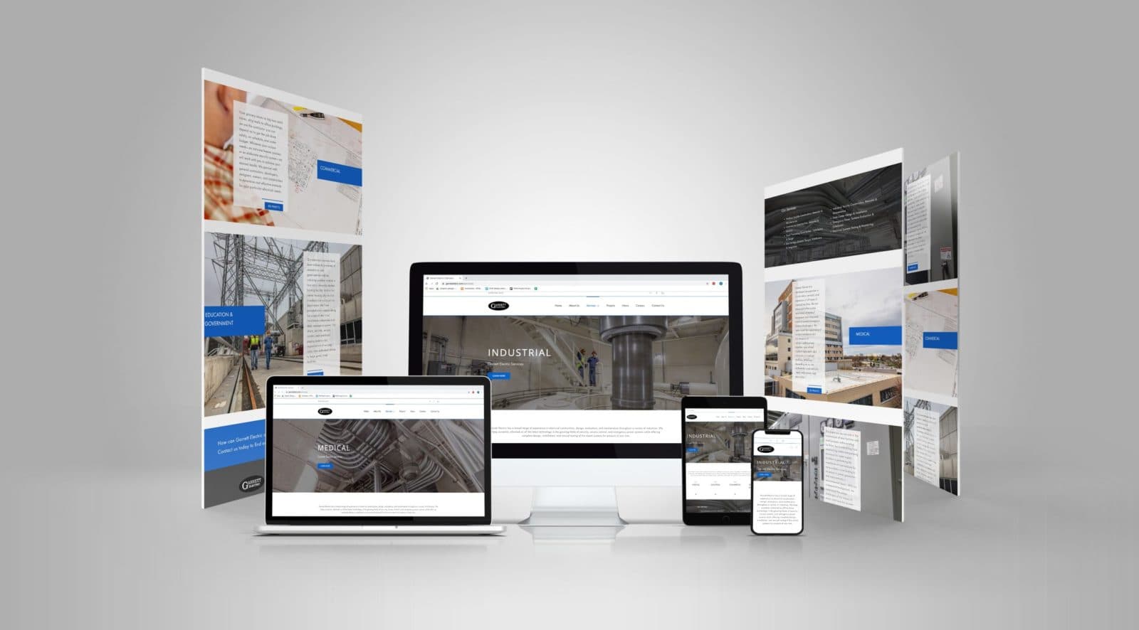 Garrett Electric Website Redesign