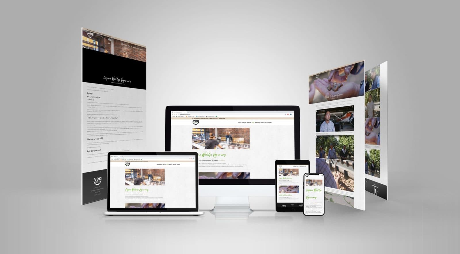 Veg Salad Craft multi-device mockup, blog